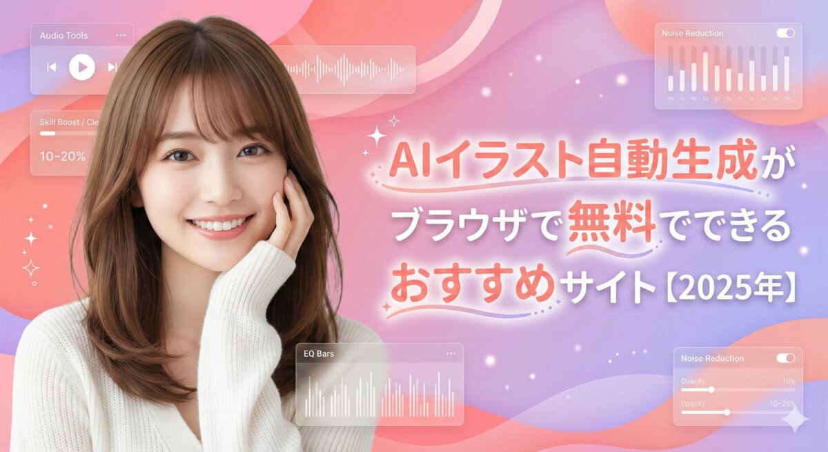 AIイラスト自動生成がブラウザで無料でできるおすすめサイト【2025年】