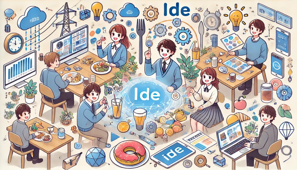 日本の学生たち