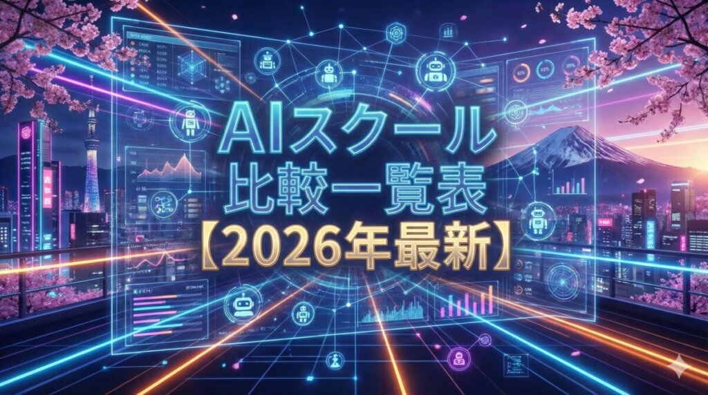 AIスクール比較一覧表【2026年最新】