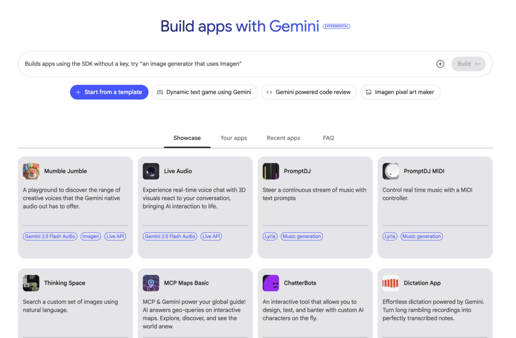 google aistudio公式サイトより引用
