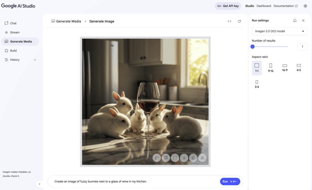 Google AI Studio公式サイトより引用