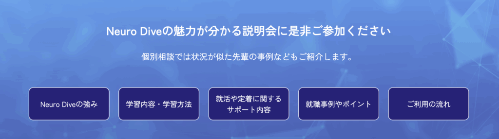 Neuro Dive Online 公式サイトより引用