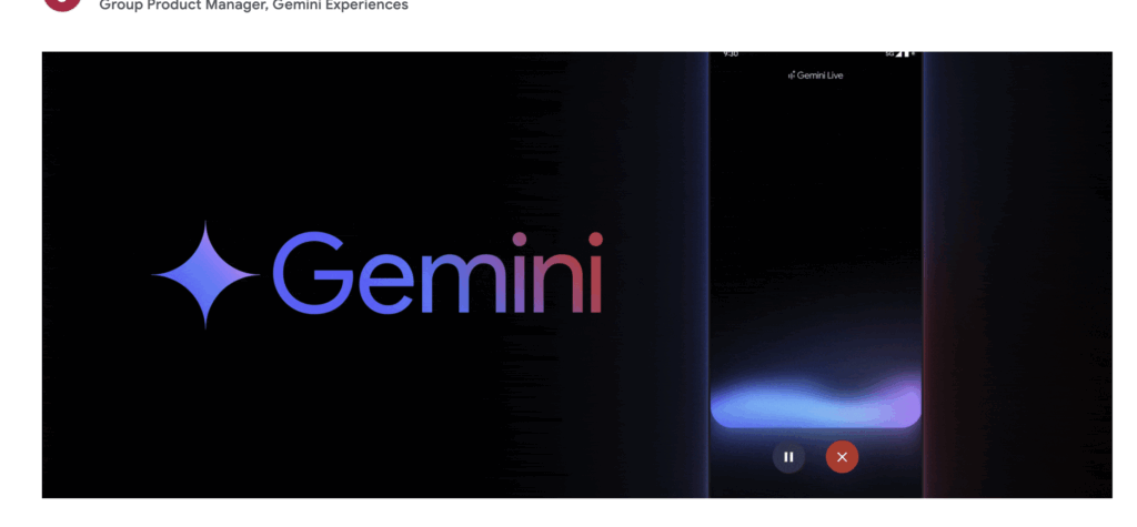 Gemini Live 公式サイトから引用