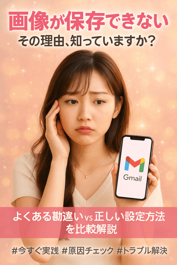 画像が保存できない。その理由、知っていますか？よくある勘違い、正しい設定方法を比較解説
