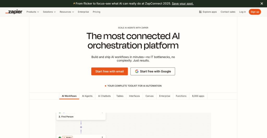 Zapier 公式サイトより引用