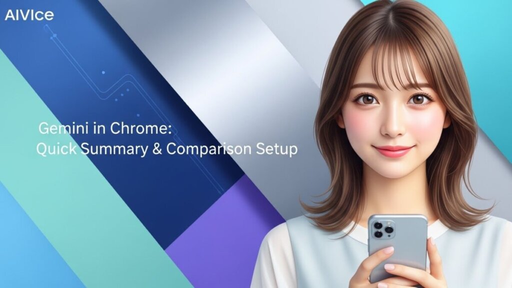 アドレスバーでAI呼び出し。Gemini in Chromeの使い方｜要約・比較を「0秒」で始める設定術