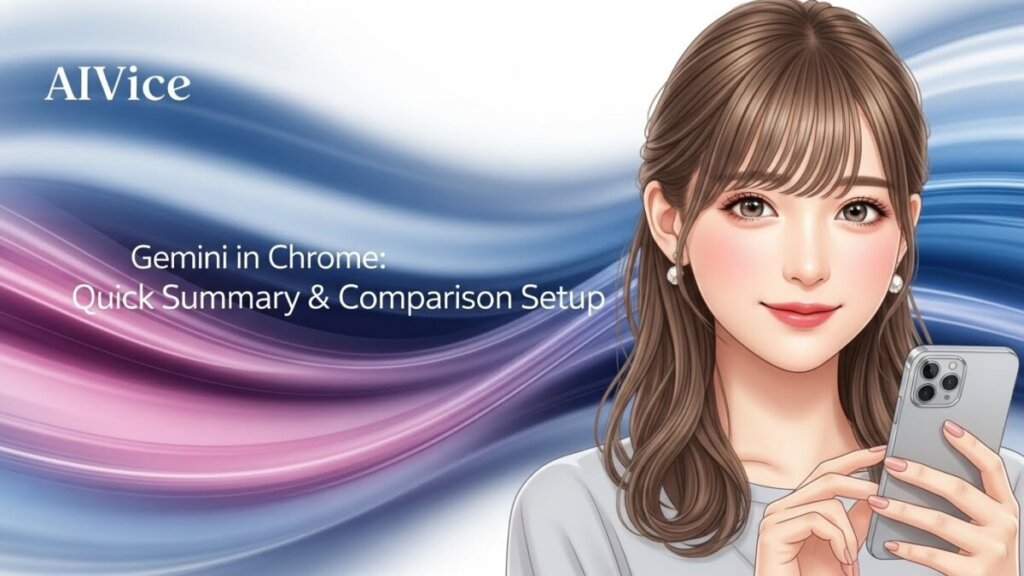 アドレスバーでAI呼び出し。Gemini in Chromeの使い方｜要約・比較を「0秒」で始める設定術