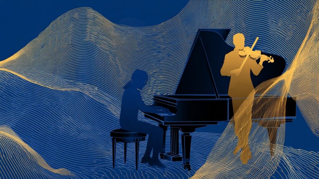 音楽会のイラストを簡単にAIで出力