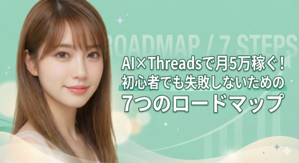 AI×Threadsで月5万稼ぐ！初心者でも失敗しないための7つのロードマップ