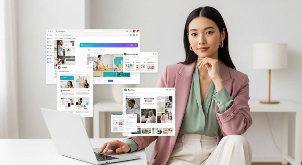 Camva 大型アップデートを楽しんでいるAI美女