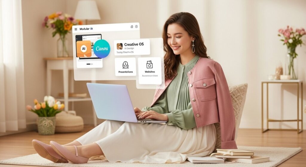 Camva 大型アップデートを楽しんでいるAI美女