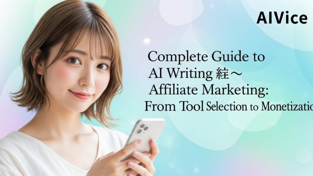 AIライティング×アフィリエイト完全ガイド｜ツール選びから収益化まで