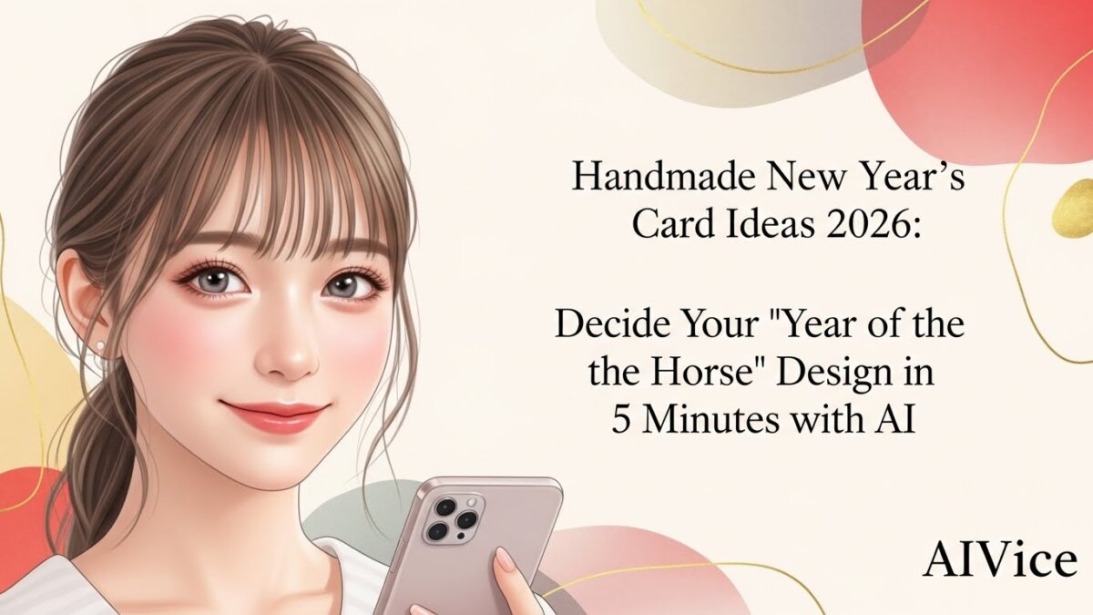 手作り年賀状のアイディア 2026｜AIに相談すれば5分で「午年」デザインが決まる