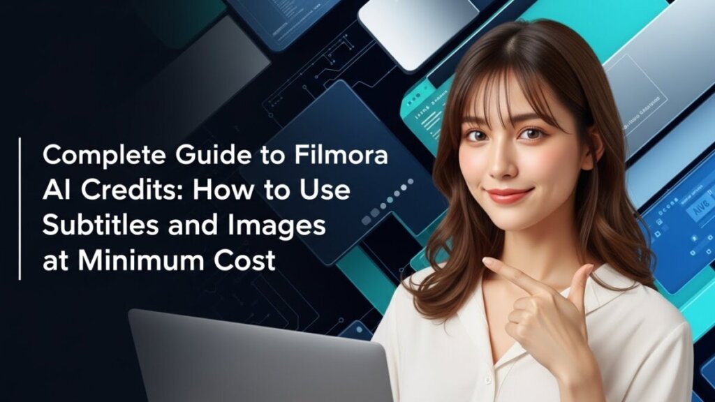Filmora AIクレジット完全ガイド｜字幕も画像も「最小コスト」で使い倒す攻略法