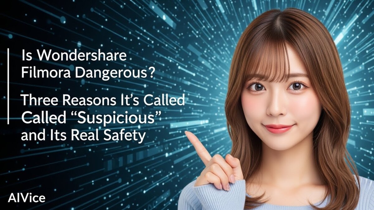 Wondershare Filmoraは危険？「怪しい」と言われる3つの理由と本当の安全性