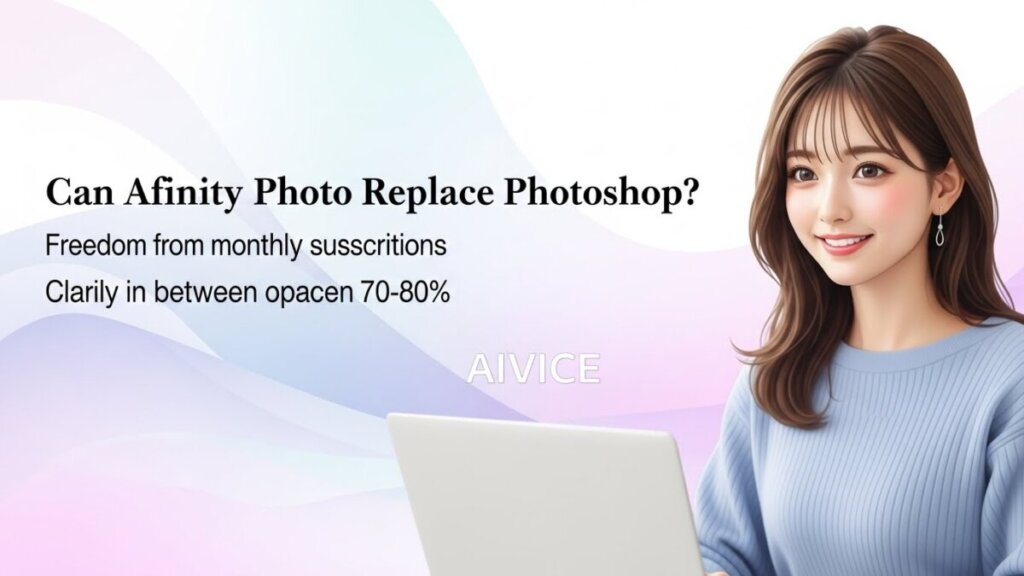 脱・毎月課金？Affinity PhotoはPhotoshopの代わりになる？料金と機能の決定的な違い