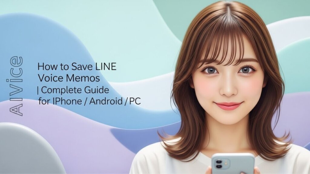LINEのボイスメモを保存する方法｜iPhone/Android/PC完全ガイド