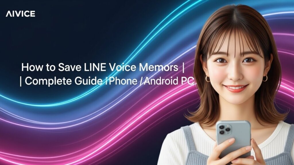 LINEのボイスメモを保存する方法｜iPhone/Android/PC完全ガイド