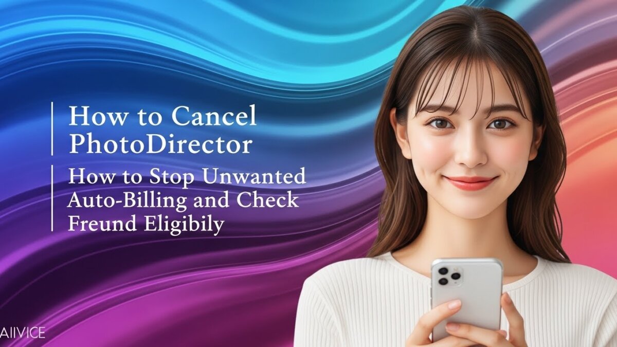 PhotoDirectorの解約手順｜勝手な課金を防ぐ「更新停止」と返金条件の確認