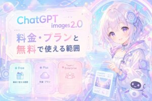 ChatGPT images 2.0の料金・プランと無料で使える範囲