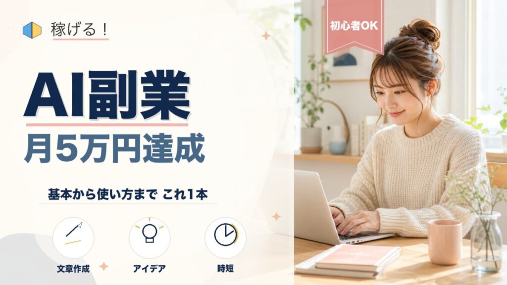 AI副業はスマホだけでできる！初心者が月5万円を目指すおすすめ7選のアイキャッチ画像
